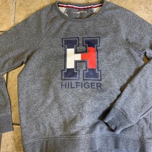 Grey Tommy Hilfiger sweater in juniors.